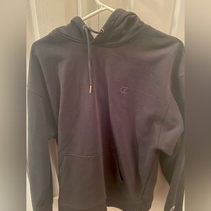 Champion hoodie reverse weave black (LARGE)